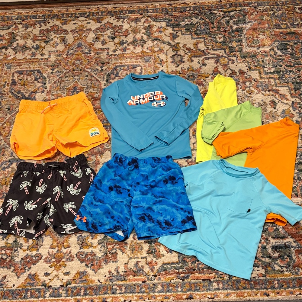 Under Armour Set + Various swim attire Sz 6/Small